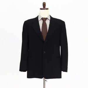 Pal Zileri 42R Black Striped 3-Button Sport Coat Blazer Jacket O819